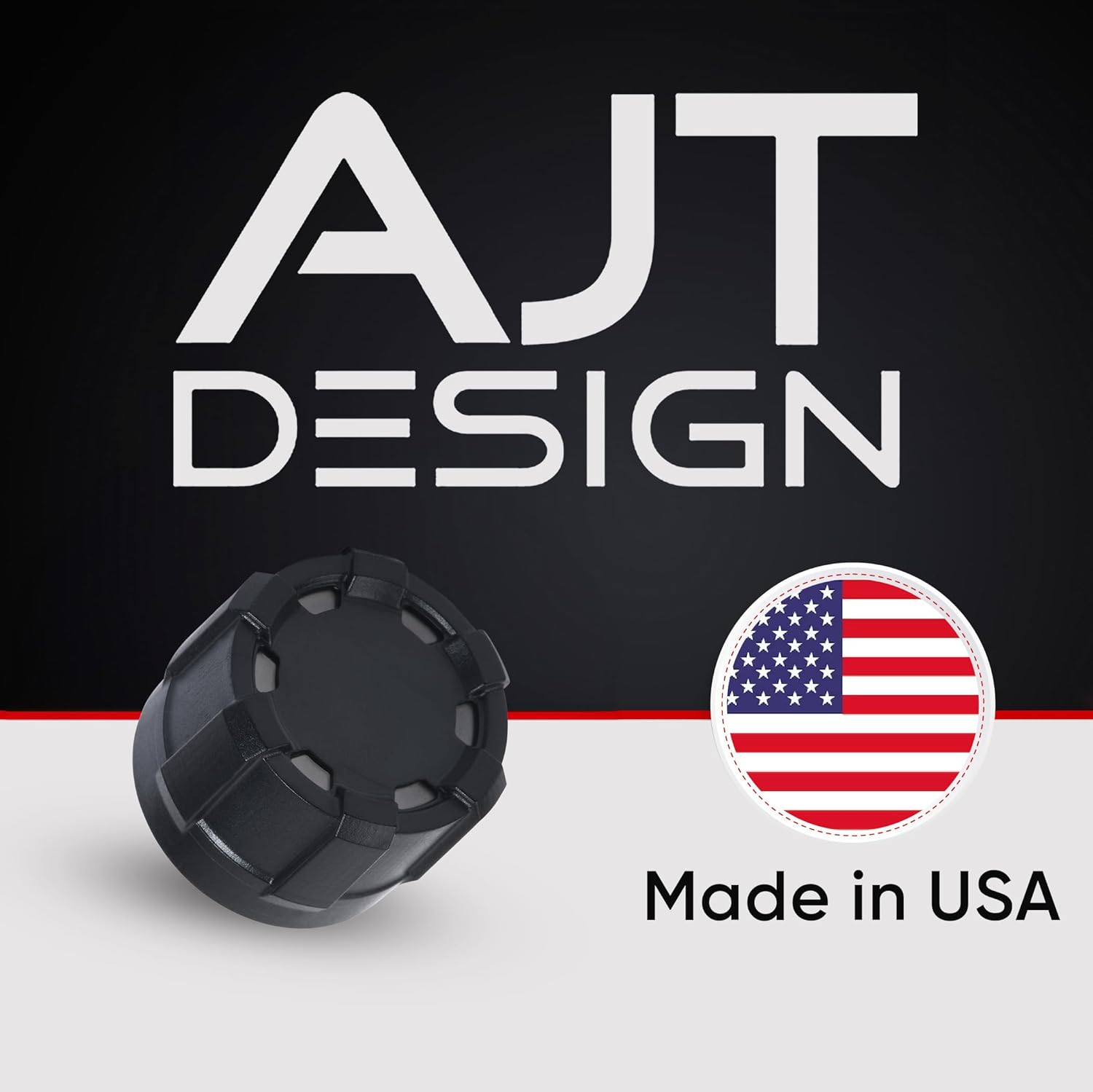 AJT Design Radio Knobs Replacement for Toyota Tacoma V1 (2020-2023) | Set of 2 Knobs | Matte Black Finish | 3rd Gen Tacoma Accessories | Durable ABS Plastic | Easy Press-On Installation | Made in USA