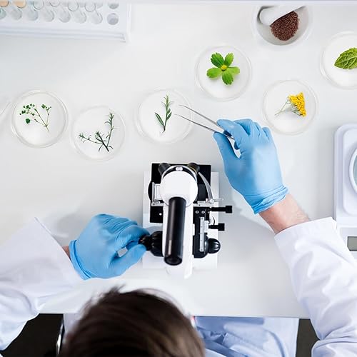 Miniatura 7 de Bekith Platos Petri con tapas, paquete de 50 recipientes estériles de plástico estéril de 3.543 in de diámetro x 0.591 in de profundidad, paquete de