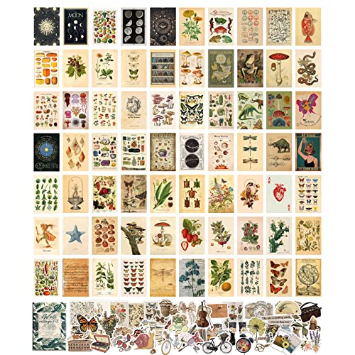 ASMANNA 120 PCS Vintage Wall Collage Kit Aesthetic Pictures, Posters for Room Aesthetic Vintage Botanical Wall Art ,Cute Dorm Photo Wall Decor for Teen Girls,Cottagecore Room Decor for Bedroom Aesthetic ASMANNA 120 PCS Vintage Wall Collage Kit Aesthetic Pictures, Posters for Room Aesthetic Vintage Botanical Wall Art ,Cute Dorm Photo Wall Decor for Teen Girls,Cottagecore Room Decor for Bedroom Aesthetic