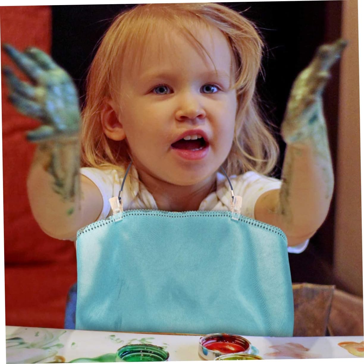 1set Clothes Protecting Clips Bib Clip Choices Easy Use Bib Holder for Adult and Boys and Girls