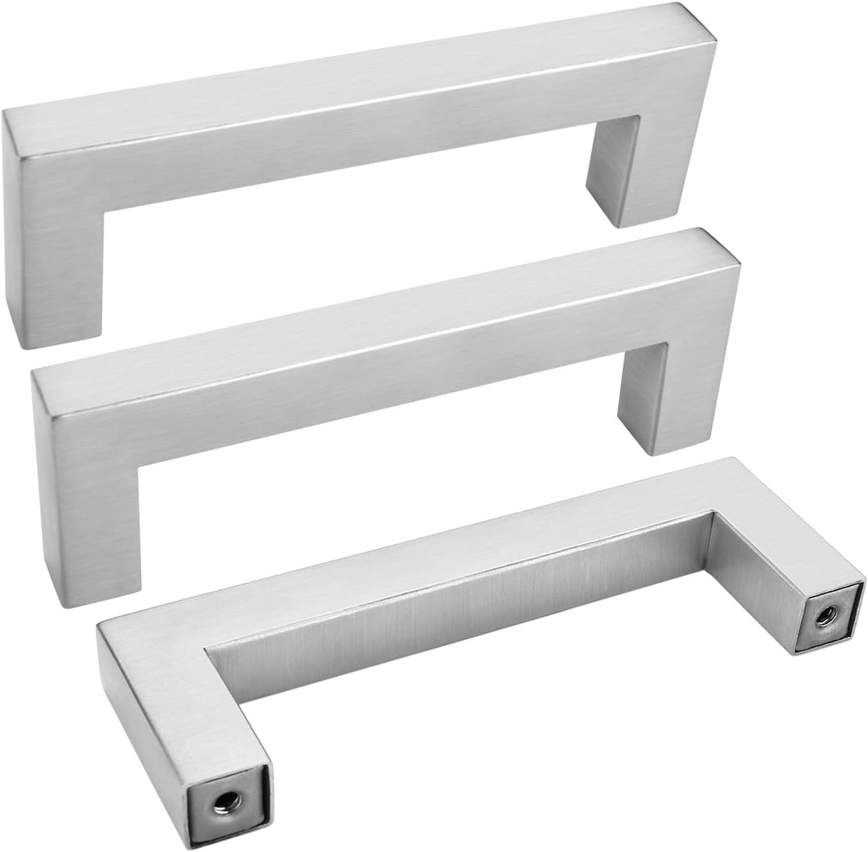 25 Pack goldenwarm Pulls Handles Brushed Nickel Drawer