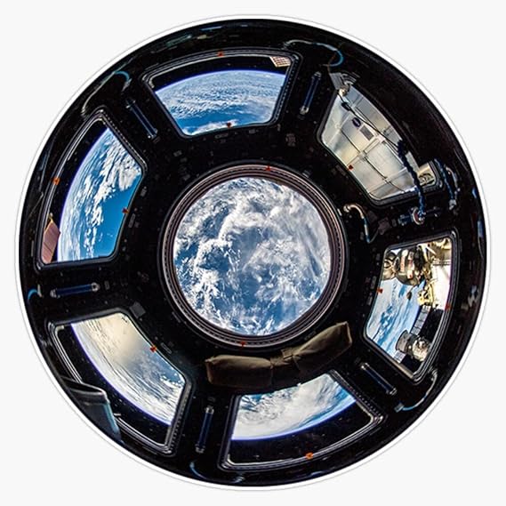 Magnet ISS Cupola Magnetic Bumper Sticker 5"