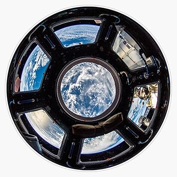 Magnet ISS Cupola Magnetic Bumper Sticker 5"