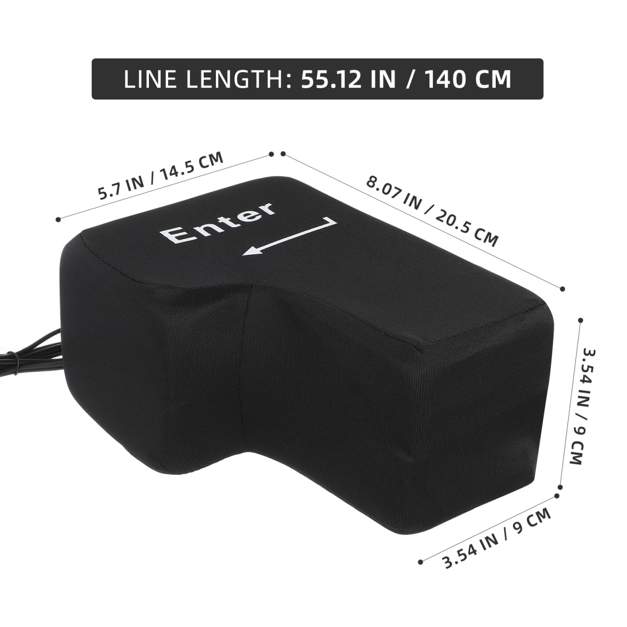 Amosfun Cuscino Enter Gigante Antistress Con Connessione Usb Morbido Supporto Pisolino Per Ufficio Scrivania Strumento Relax Stress Relief