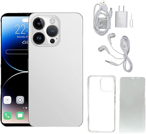 Miniatura 1 de Jectse I14 Promax - Teléfono inteligente, 6.1 pulgadas HD 4 GB 64 GB Dual SIM desbloqueado teléfono celular con cámara de 8MP 16MP, teléfono móvil