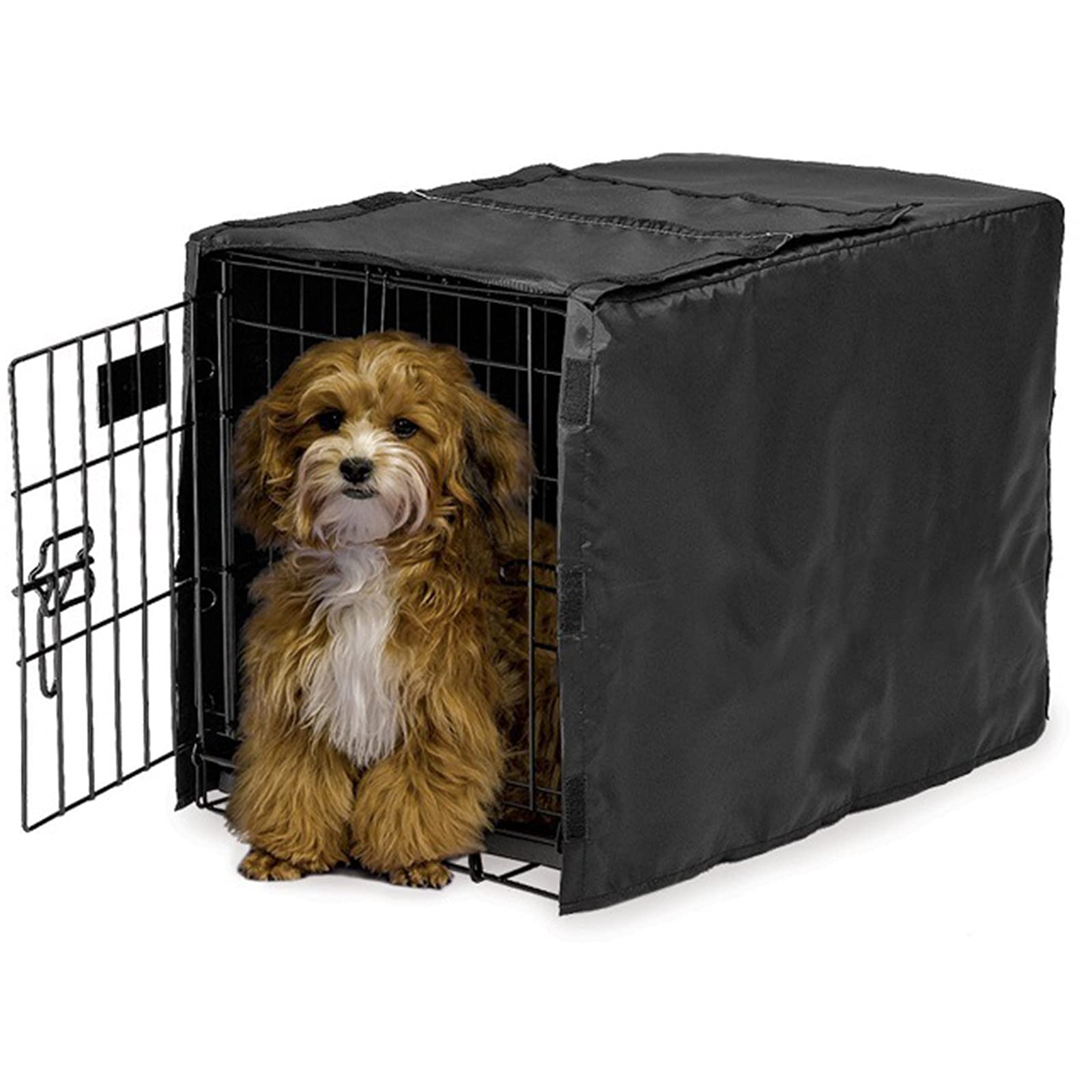 Housse de cage pour chien anti courant d'air extérieur