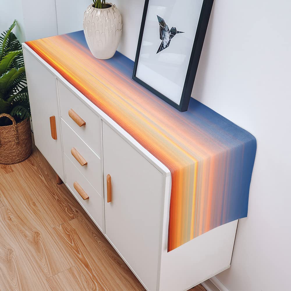 Dusk Clouds Table Runner, Rectangle Anti-Skid Table Runners