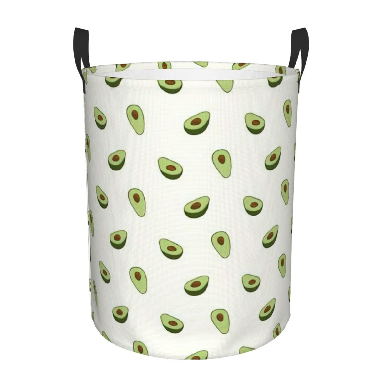 Panier à linge motif avocat décoratif idéal pour coussins de salon