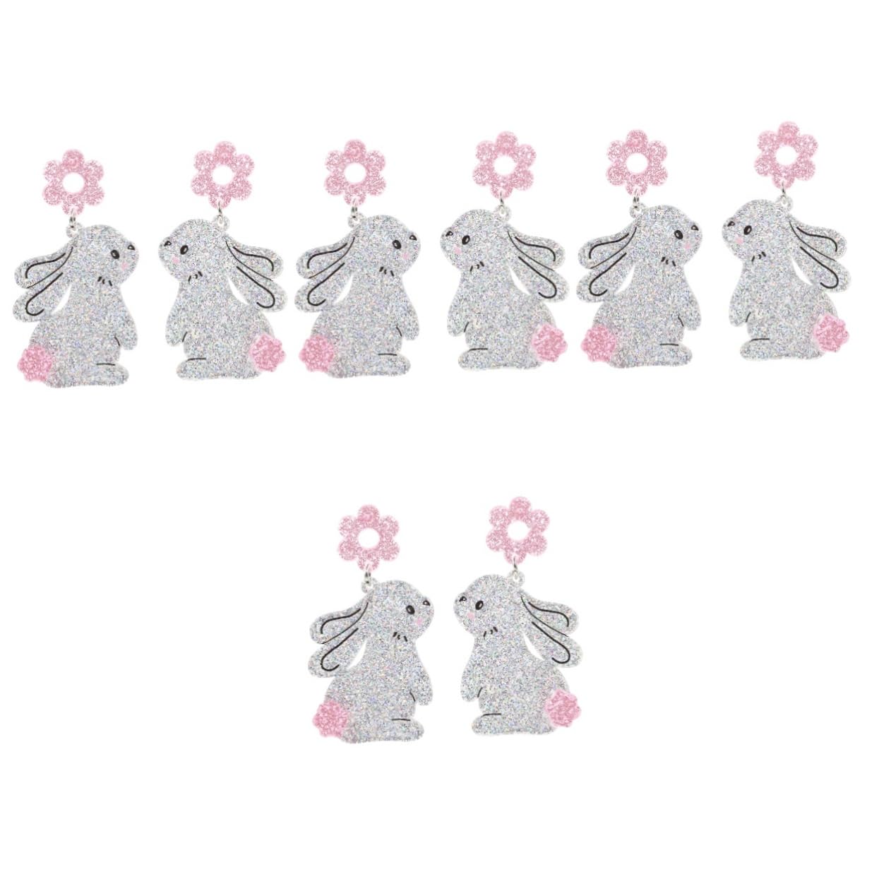 Pairs Chic Dangle Earrings for Women 2024 Easter Bunny Earring Statement