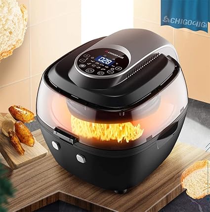 Scizor Air Fryer, Electric Fryer, Multifunction, Oven with Temperature Time Control, Dishwasher Safe, Non-Stick Basket Adjustable Temperature Control for Healthy Oil-Free and Low Fat Cooking