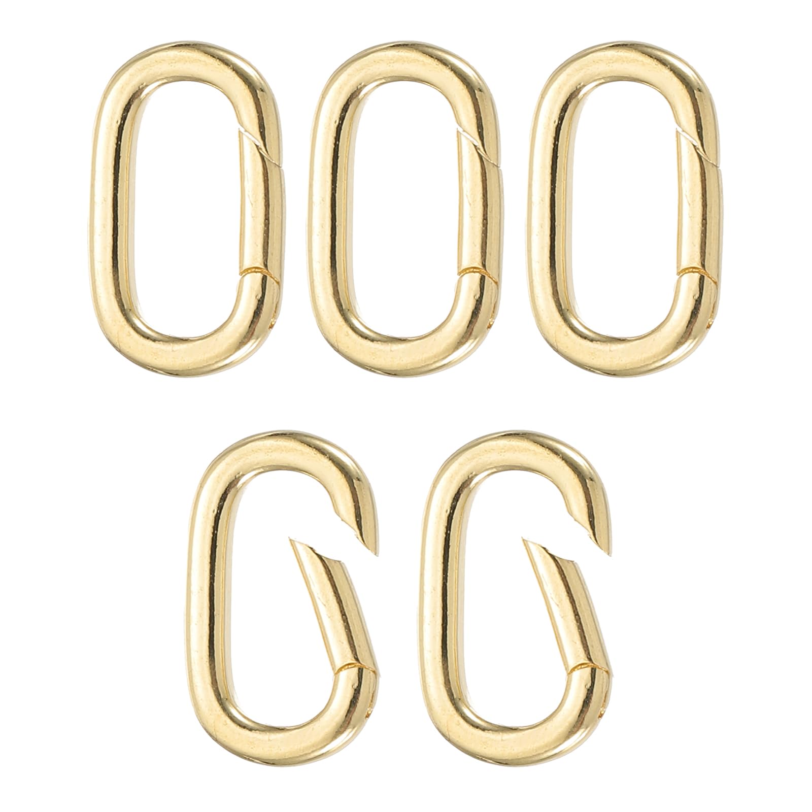 PATIKIL Spring Oval Clip Pendant Clasp