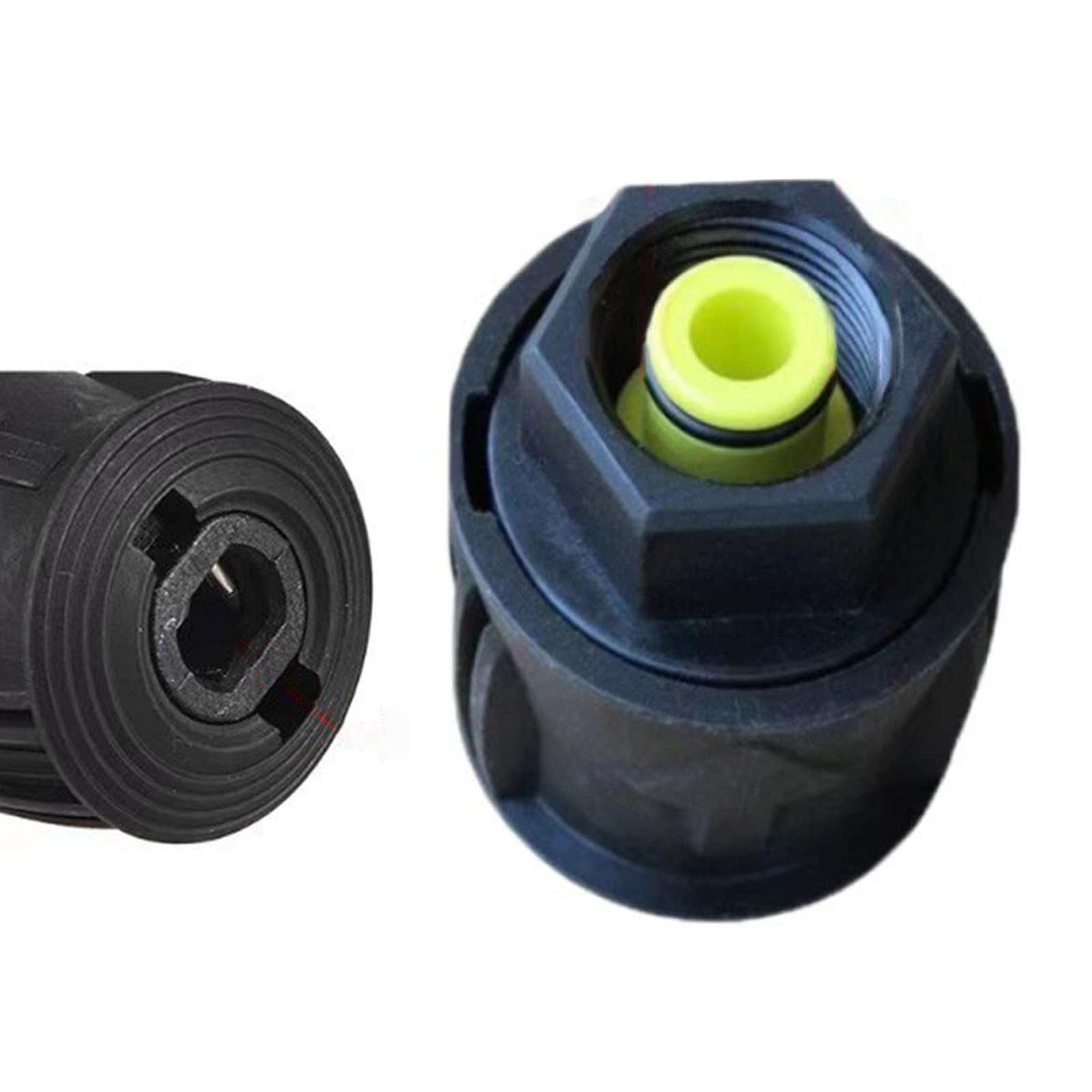Limpiador de alta presión profesional con adaptador de espuma, doble 1/4 pulgadas, 5 boquillas para coche, accesorios de limpieza de coche, agua de espuma ajustable