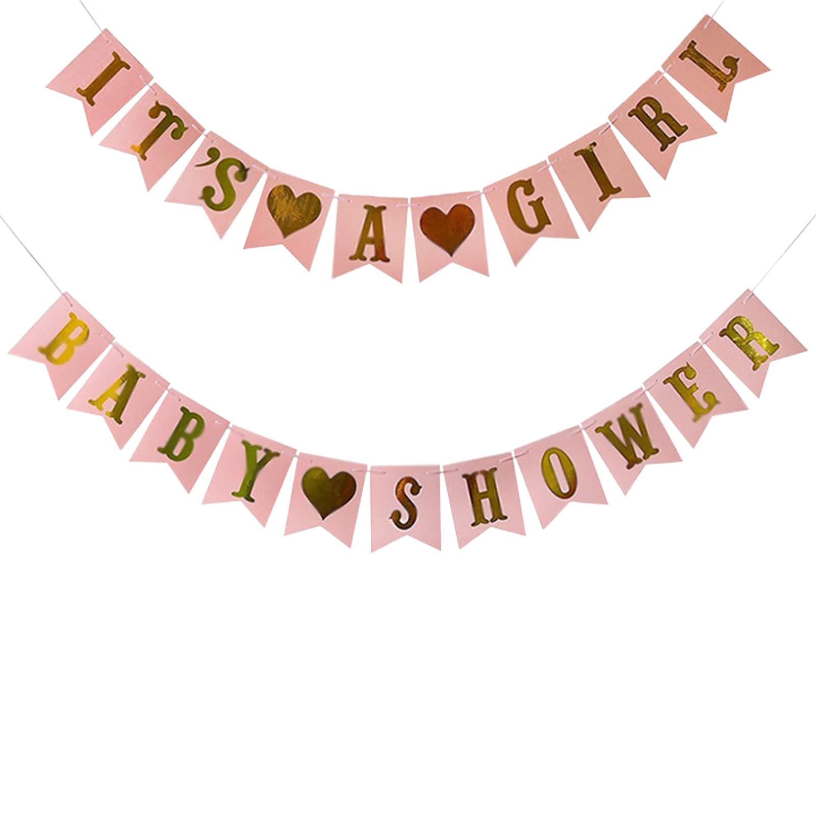 Buy Yuzhou Its a Girl Baby Shower Banner, Baby Shower Decorations Girls