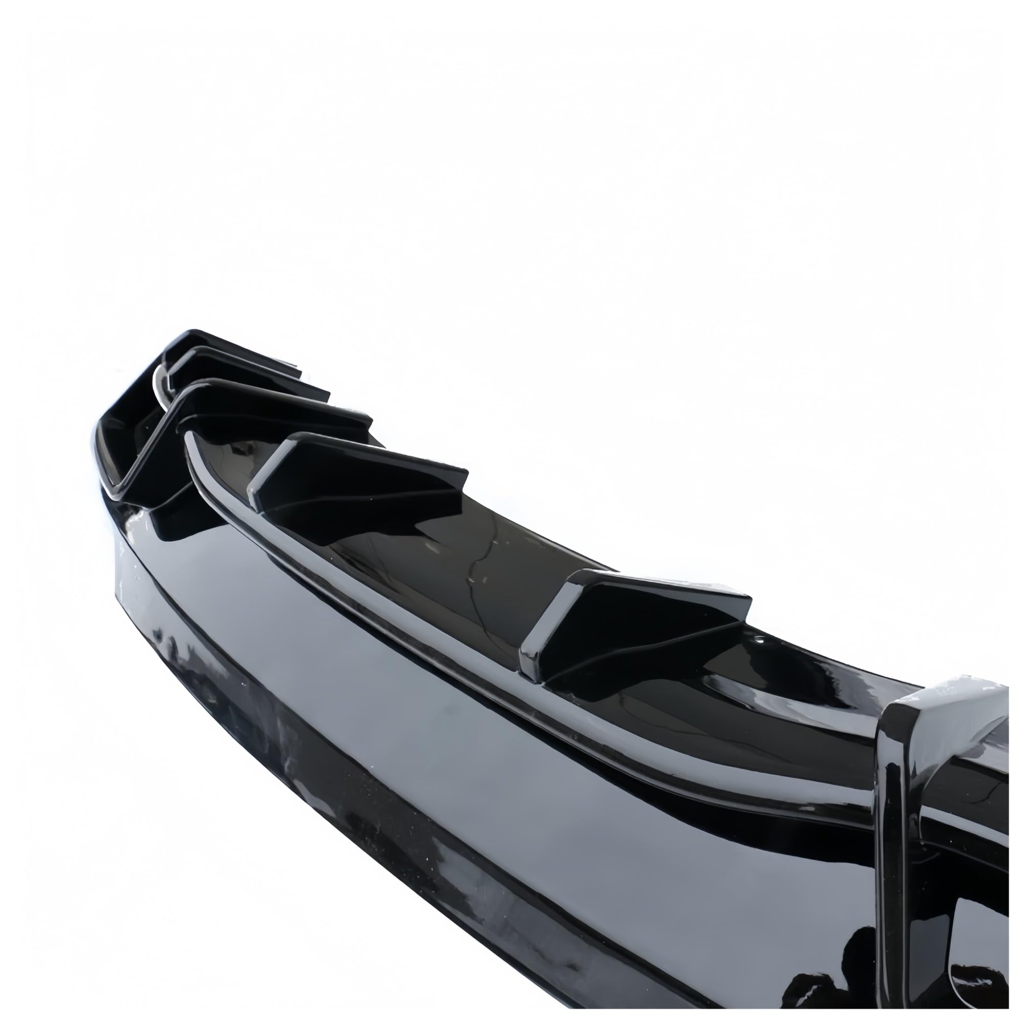 difusor de Parachoques Trasero para Tesla para el Modelo 3 Highland 2024-2025 Cubierta Delantales Protectores Traseros(Gloss Black)