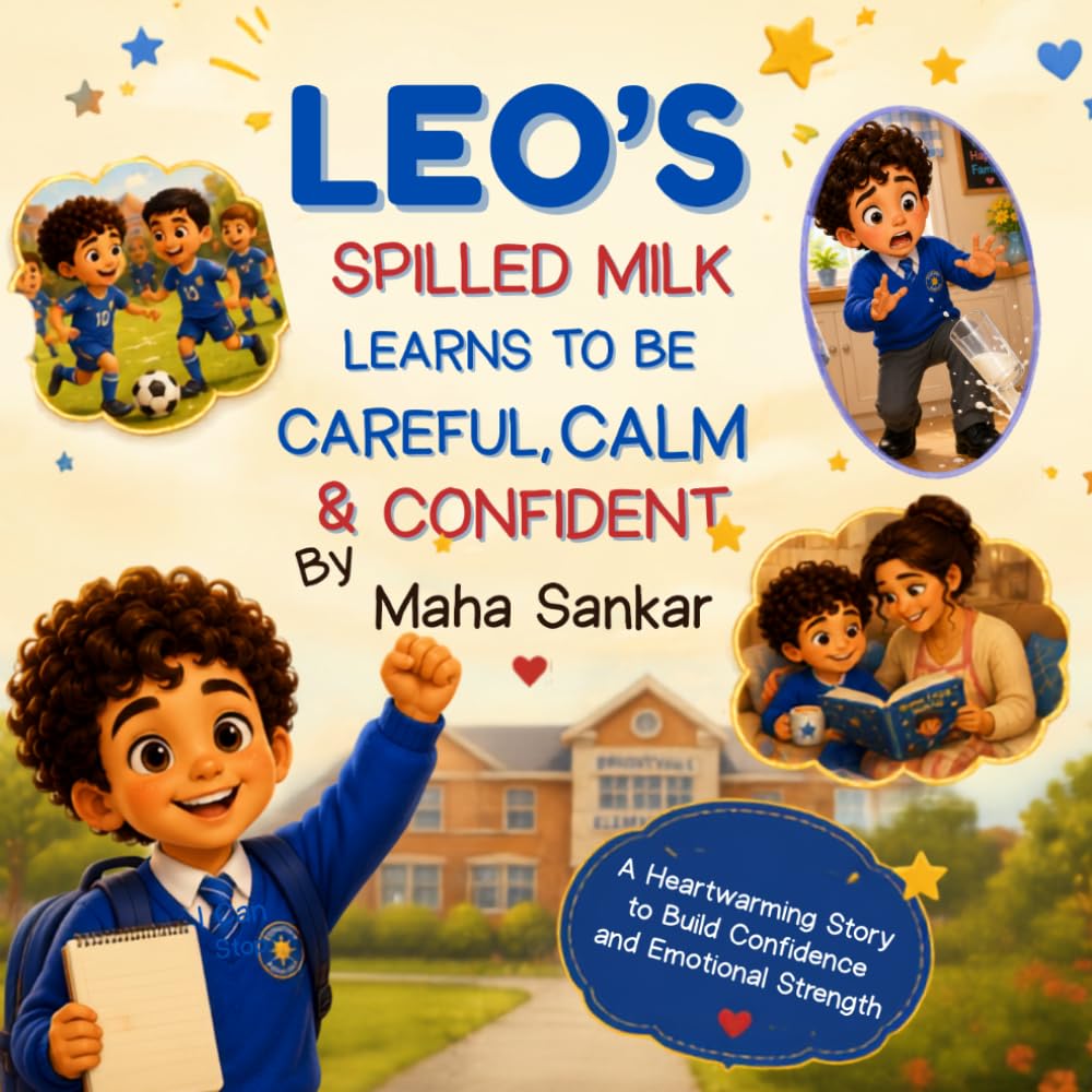 Leo's Spilled Milk - Learn to be Careful, Calm & Confident: A Story About Big Feelings and Brave Choices (Leo Learns - Big Feelings, Brave Choices & Growing Hearts)