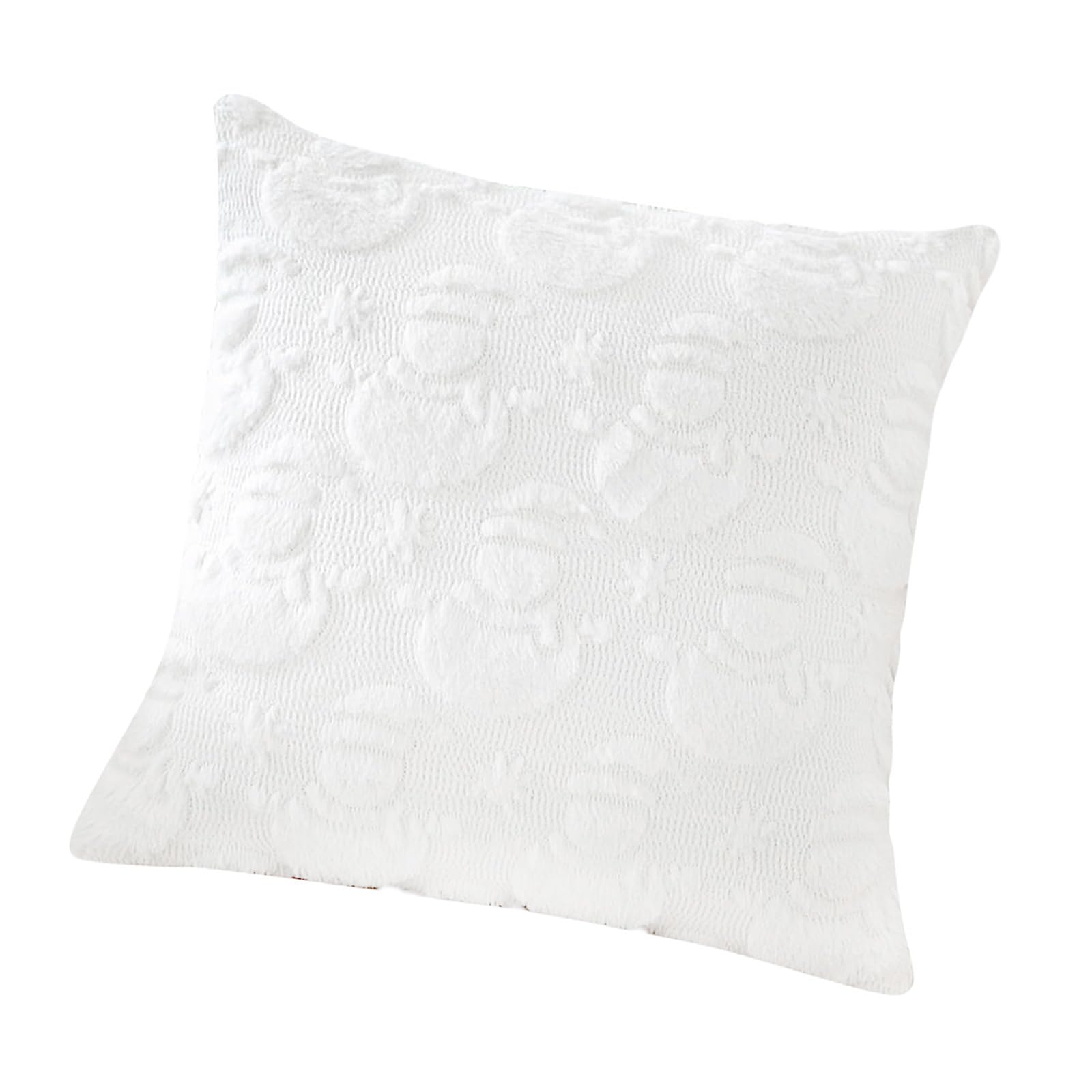 Qusinfc Celebration Themed Polyester Pillowcase Machine Washable Decorative Cover for Sofa Couch Seasonal Designs Christmas Themed Cushion Cover