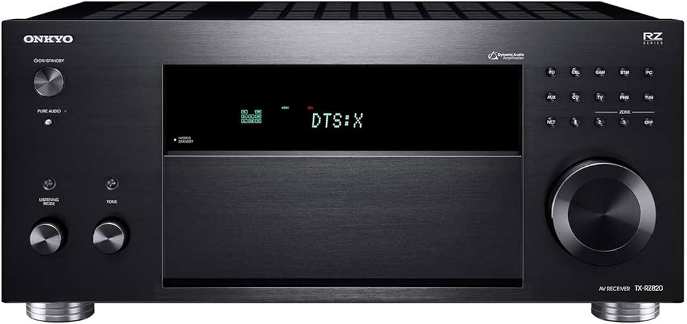 ONKYO Solid State ステレオレシーバー Onkyo TX-RZ820 THX-Certified 7.2-Channel 4K Network A/V Receiver