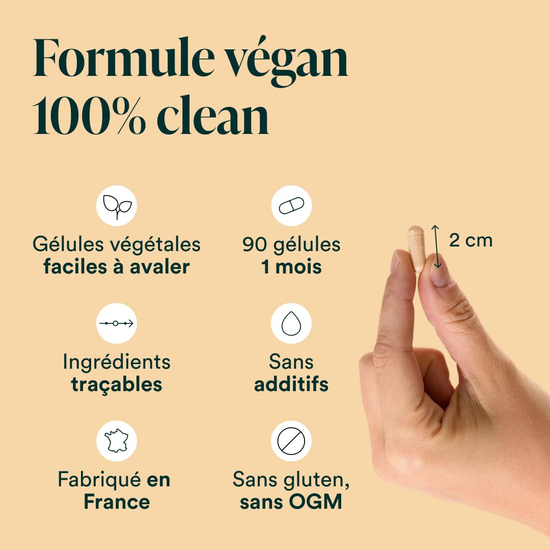 NOVOMA Formule Articulations, Glucosamine et Chondroïtine Végétales, Confort Articulaire, Muscles & Tendons, Avec Harpagophytum et Curcuma, Cure de 1 mois, 90 Gélules, Fabriqué en France