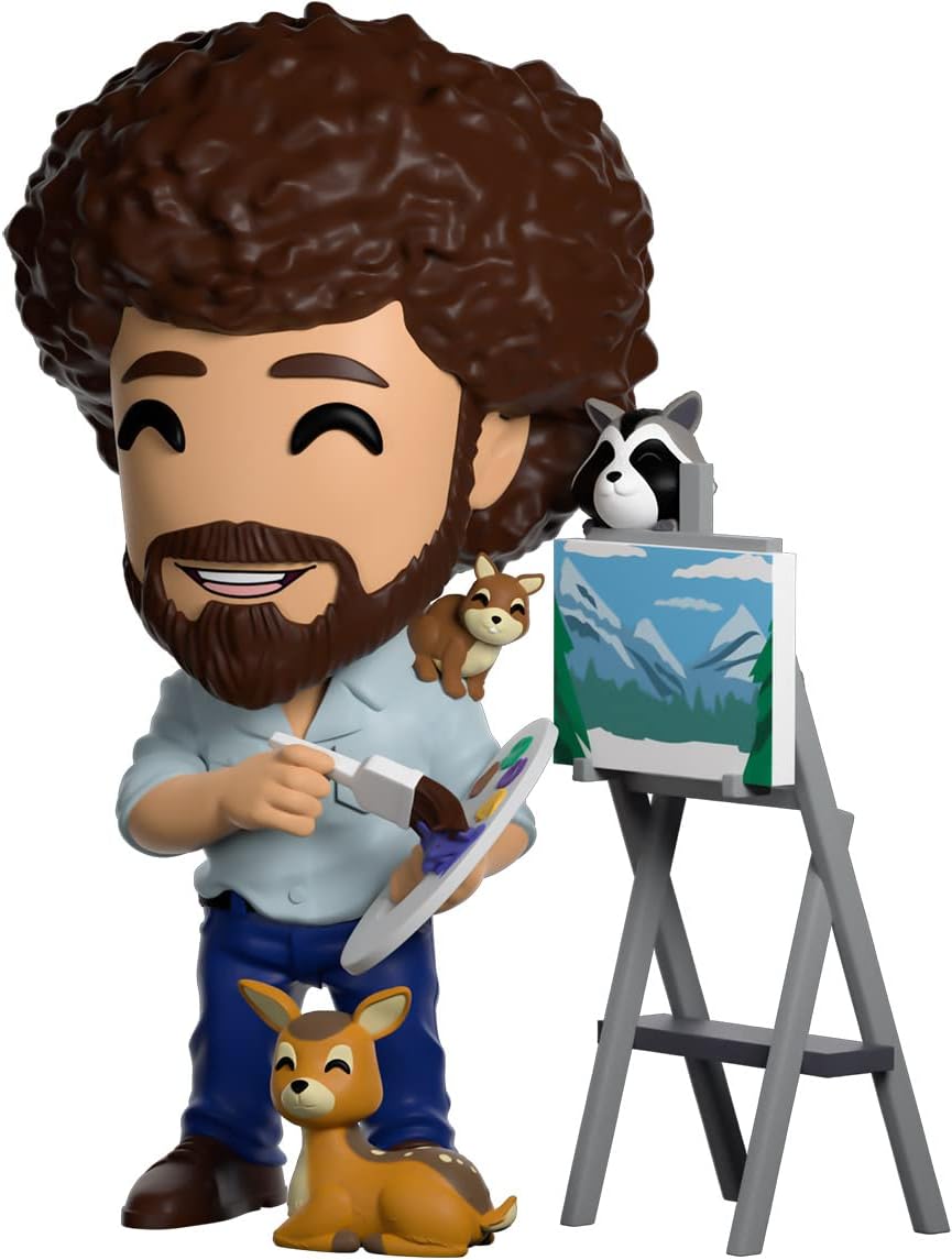 Youtooz Bob Ross and Friends 5" Vinyl Figure Bob Ross Collection
