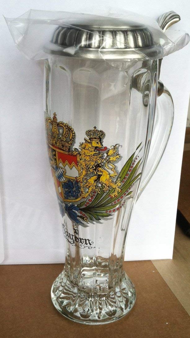 Amazon.co.jp: バイエルンクレストグラス ビールジョッキ