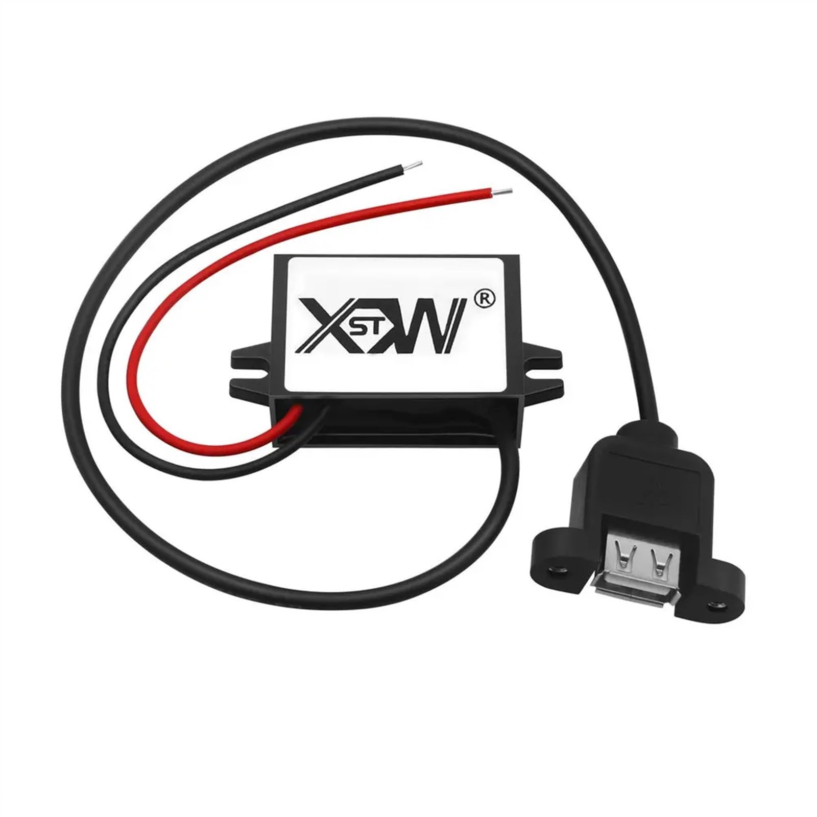 DC DC Konverter 12V 24V 36V 48V 60V 72V auf 5V Wechselrichter 3A 15W Typ-C USB Spannungsregler (Single Ear USB)