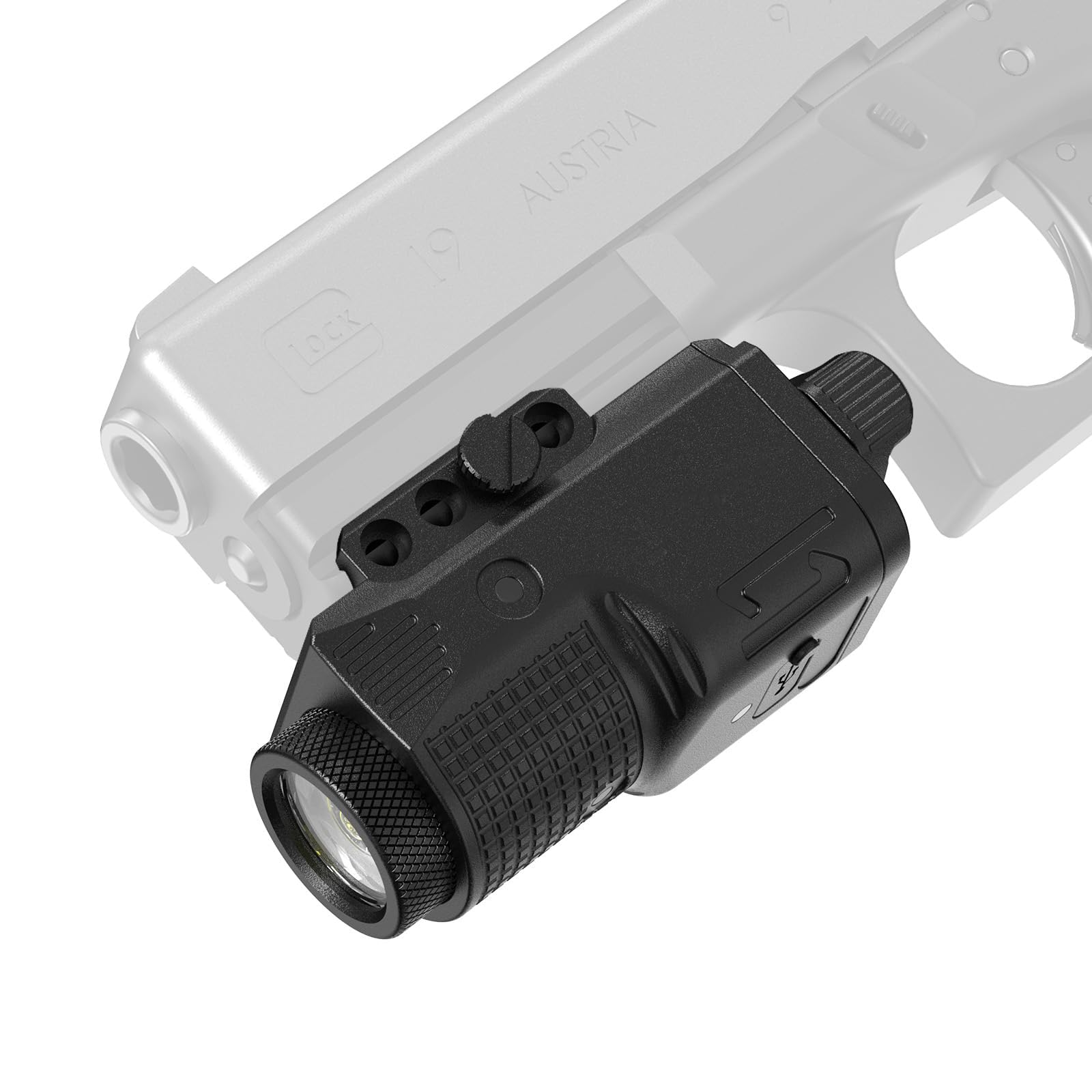 Amazon.com: Pistol Light for Glock Picatinny Rail - 800 Lumens Gun