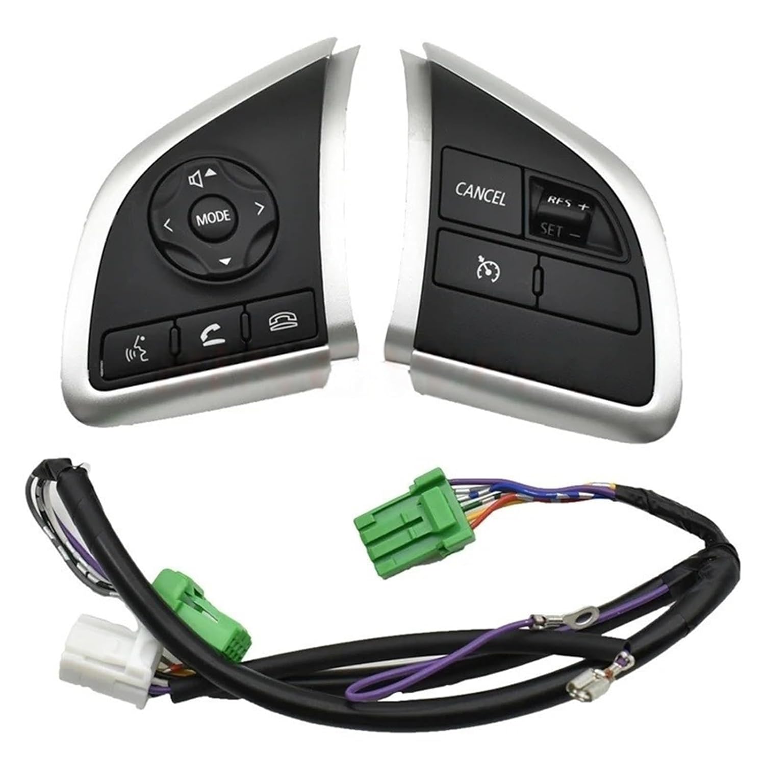 Steering Wheel Audio Button Cruise Speed Control Switch Compatible with Mitsubishi Outlander 3 2013-2018(Left)