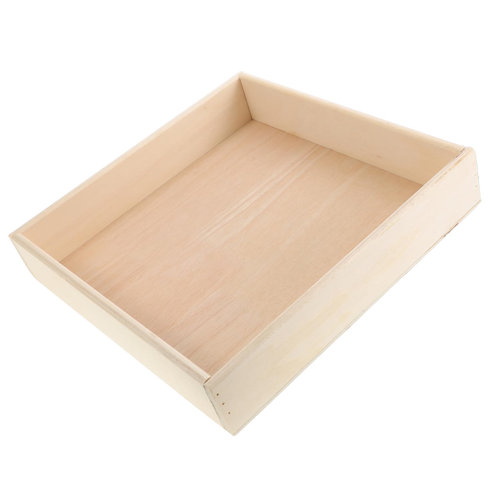 GARVALON Bandeja de Arena Portátil para Niños Diseño Atractivo de Madera, Caja de Arena Pequeña para Uso en Exteriores E Interiores, Caja de Juguetes Segura y Divertida