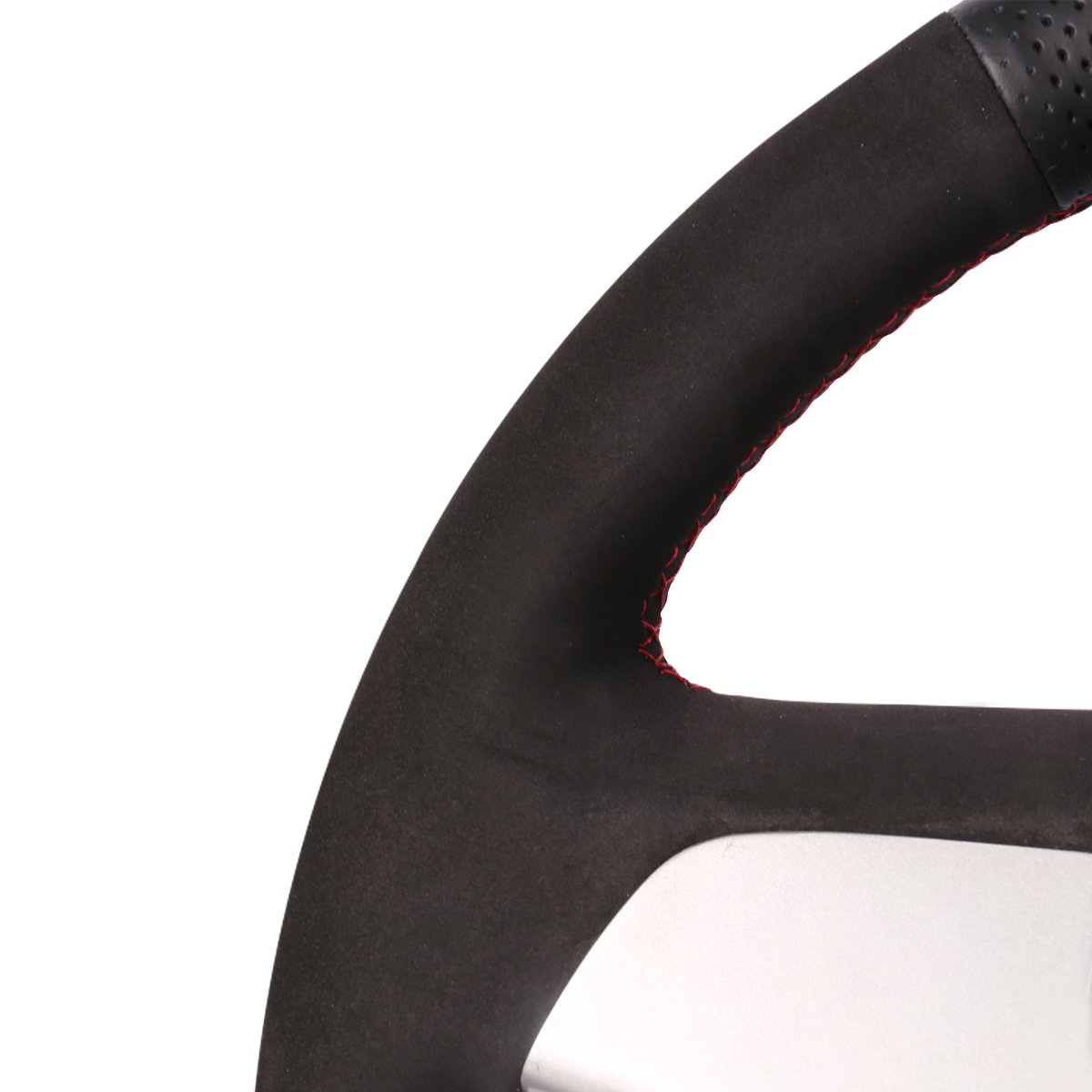 MEWANT Funda de volante de cuero para Hyundai Solaris 2010-2016 / i20 2008-2014 / Accent 2012-2017 / Verna 2010-2016 / Solaris Accent funda para volante