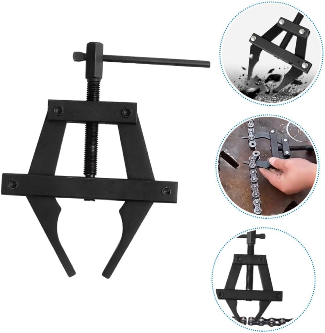 Chain Tightener Tool for Motorcycles Durable Motorcycle Chain Adjuster for Efficient Tightening and Removal Large