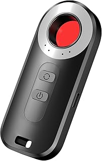 Hidden Camera Detectors Anti Spy Detector Hidden Devices Spy Camera Bug Detector, Privacy Protector, GPS Tracker Detector Wireless Signa Anti-Sneak Anti-Monitoring Scan Tracker Detector (Black)