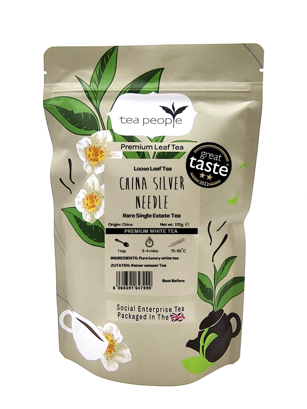 Tea People China Silver Needle - 125g Refill Pack