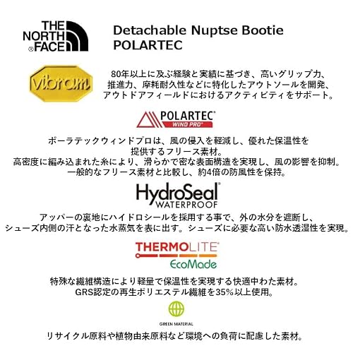 DETACHABLE NSE PLT デタッチャブル ヌプシ ブーティ ポーラテック NF52478 - 画像 1