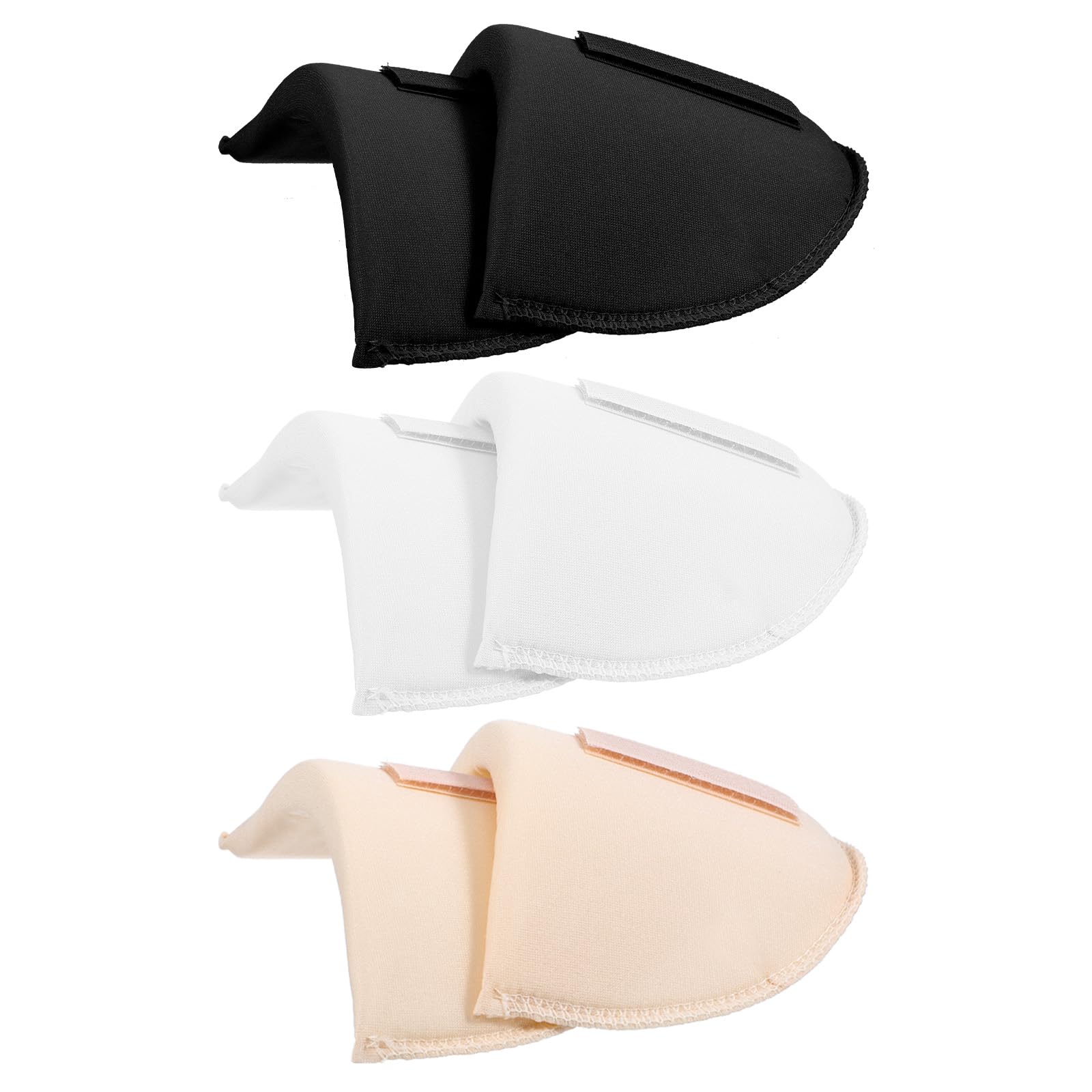 3 Pairs Shoulder Pads, Set-in Shoulder Pads for Womens, Anti-Slip Detachable Shoulder Pads for Womens Clothing, Breathable Sponge Pads, Shoulder Pad Sewing Supplies for Women Men Blazer Clothes