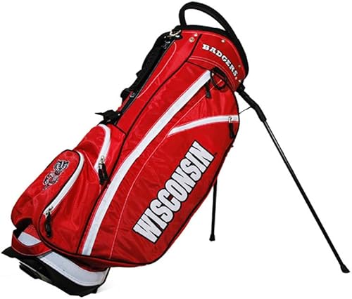 Miniatura 38 de Team Golf NCAA Fairway - Bolsa de soporte de golf, ligera, parte superior de 14 direcciones, soporte de acción de resorte, bolsillo térmico aislado