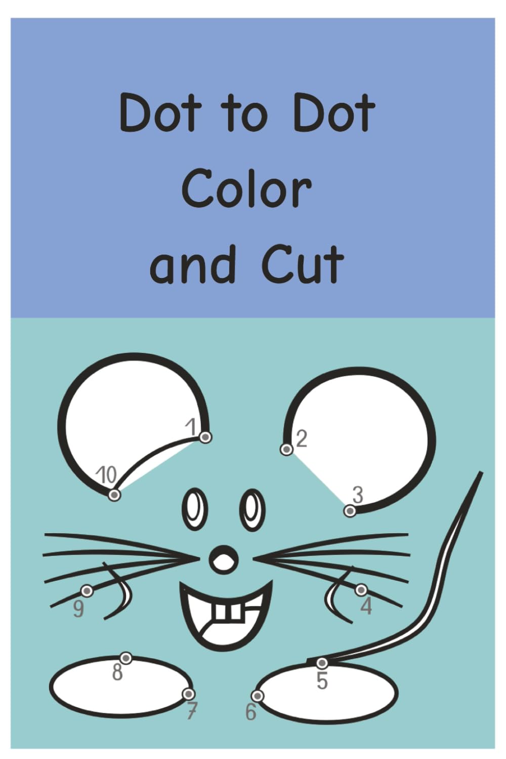Dot to Dot Color and Cut for all ages