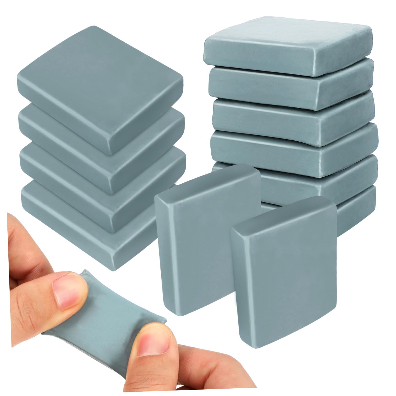 NUOBESTY 5 Ensembles La Gomme Gommes Alimentaires Gommes Pétries Pour Dessiner Gomme D'art Pour Esquisser Pour Écoliers Gomme À Effacer Artistique Pâte À Modeler Blue 12 Pièces * 5