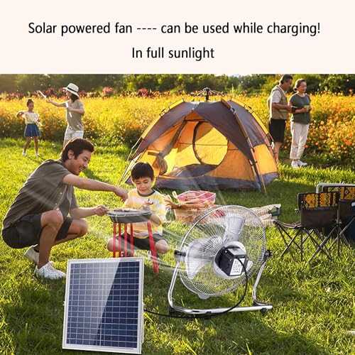 Ventilatore ad energia solare da 15 W per la circolazione dell'aria di serre e pollai, ideale per il raffreddamento estivo e il campeggio