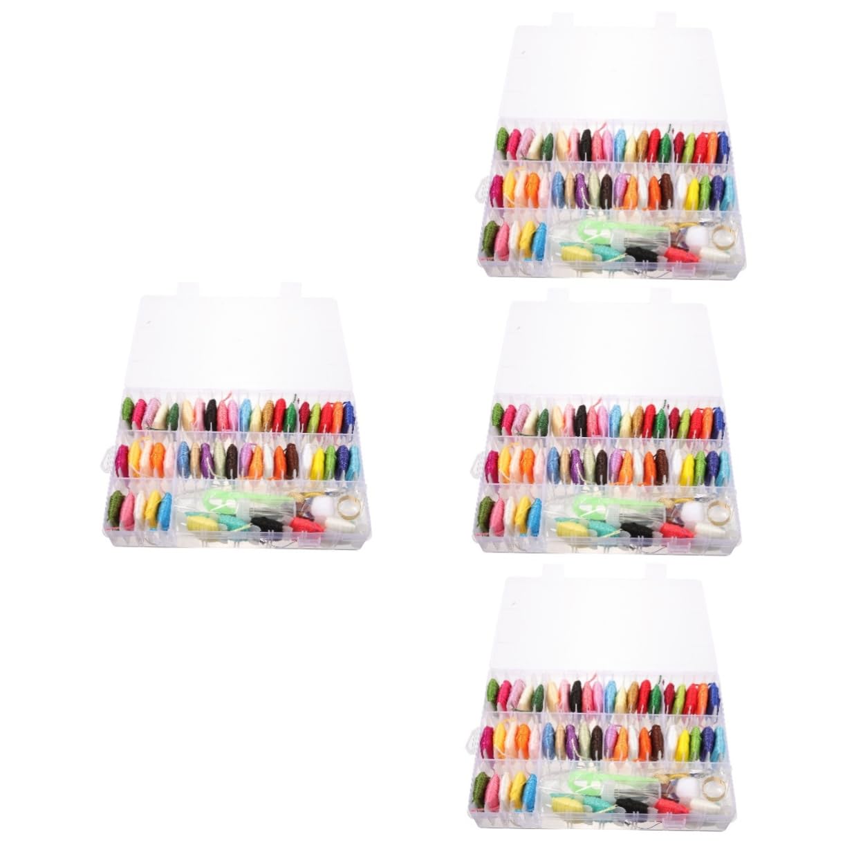 SHINEOFI 4 Juegos De Suministros De Costura Suministros Para Hacer Joyas Kit De Abalorios Cuentas Con Letras Cuentas A Granel Cuentas Trenzadas Kits Para Hacer Pulseras Kit De
