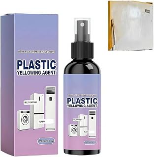 プラスチック再生 イエローオフスプレークリーナー 多目的プラスチック黄変除去スプレー クリア&ホワイトプラスチック修復剤 古い家電製品の明るいホワイト仕上げを復元(ホワイト1個)