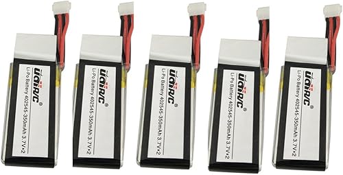 Miniatura 6 de sea jump 2 unids 3.7 V 350 mAh Li batería para UDI U818A WiFi FPV U845A U945 WiFi RC Quadrotor Recambios RC Drone Batería