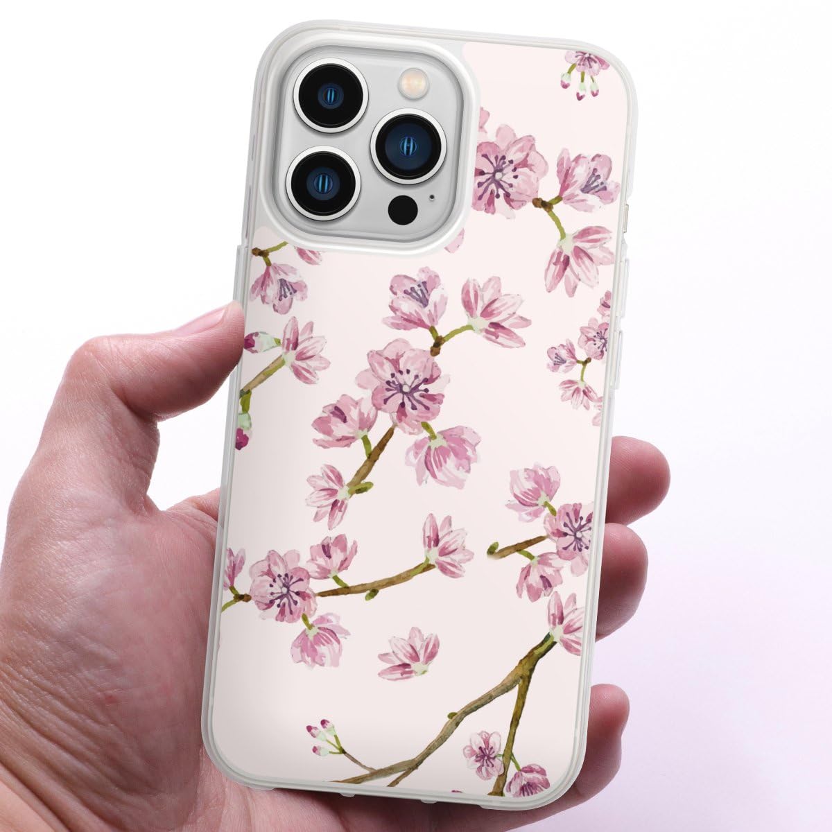 DeinDesign Custodia In Silicone Trasparente Per Sony Xperia E5 - Cover Morbida Rosa Chiaro Con Cuori, Antigraffio E Antiscivolo