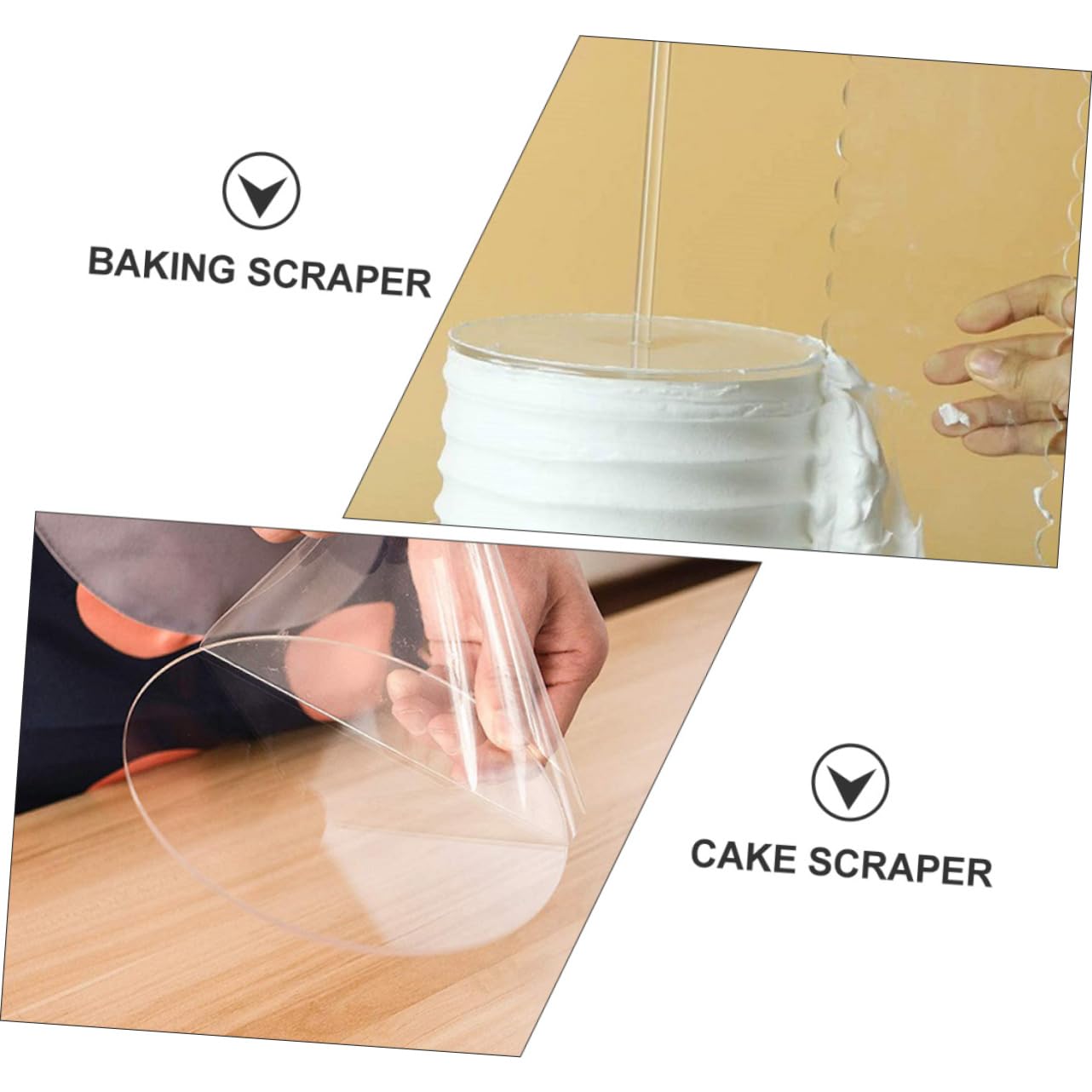 1 Set 11 Stück Ausstecher Quadratische Cupcake-Formen Erdbeer-Zuckerguss Kunststoff-Kuchenplatten Küchen-Backschaber Fondant-Scheibe Kuchenschneider Küchenzubehör