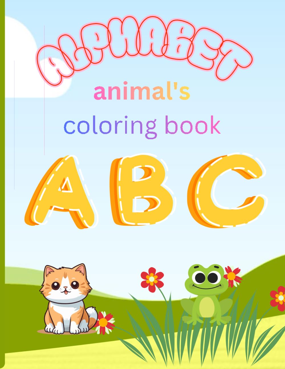A to Z Animal Coloring Book: Educational Fun for Little Learners