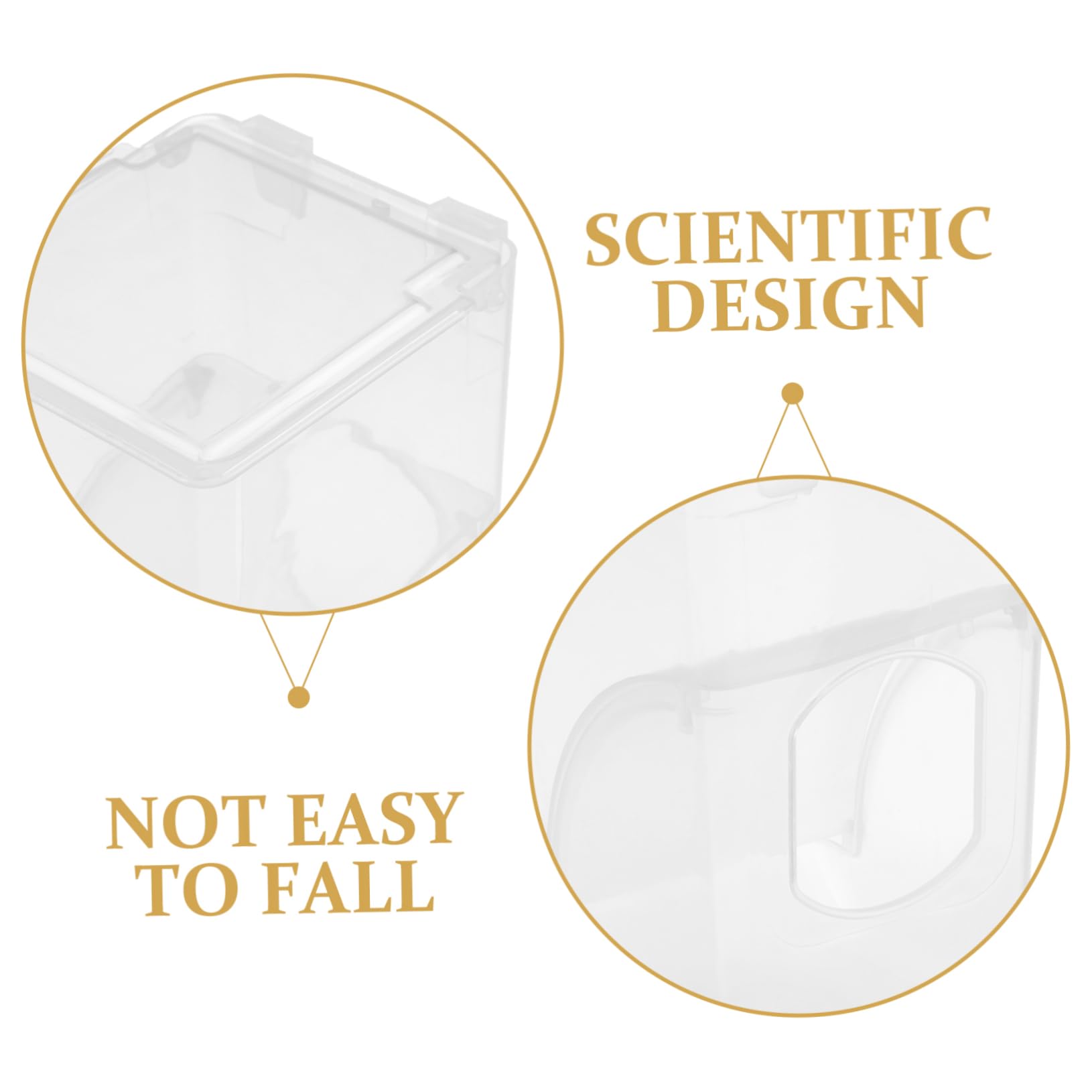 Mipcase 3pezzi Mangiatoia Per Design Per Alimenti Per Piccioni e Quaglie Facile Installazione e Accessorio Per Gabbie Per Alimentazione