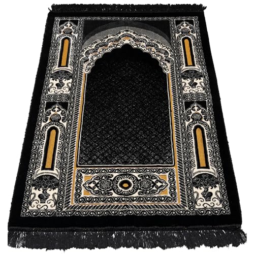 Modefa Islamic Prayer Rug - Double Plush Large & Wide