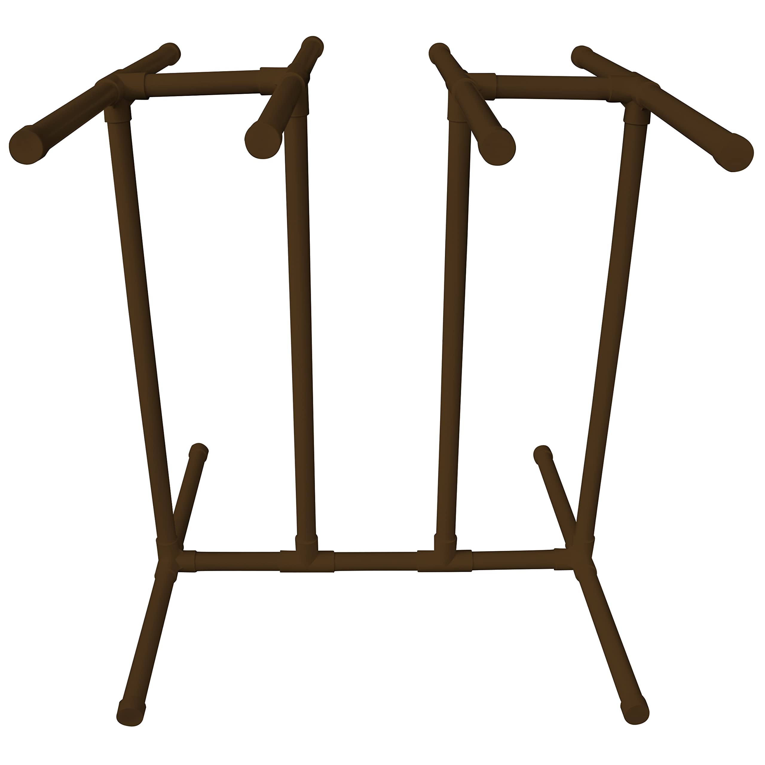 8 Bar Horizontal Towel Rack - Poolside Storage Organizer for Drying Wet Towels, Floats, Noodles, Paddles - Brown Style 844164 40" H x 30" L x 40" W