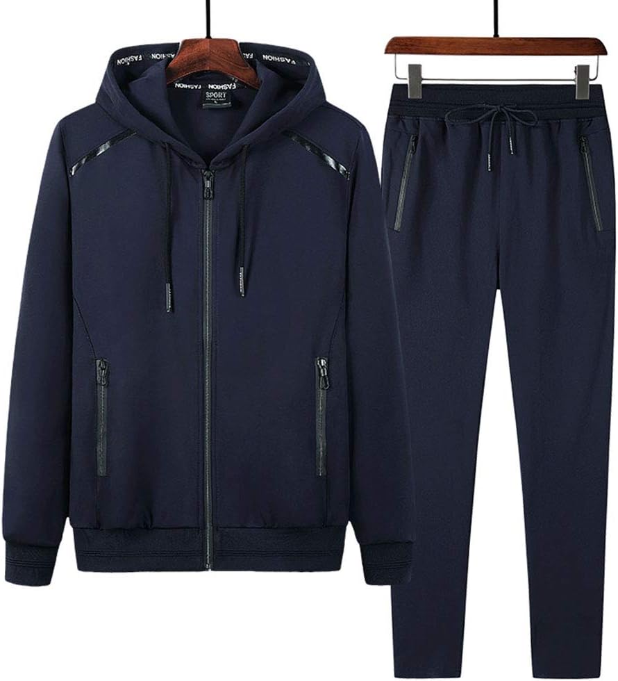 GUOCU Survêtement Homme 2 Pièces - Ensemble Jogging Sport Chaud Et Confortable Automne Hiver