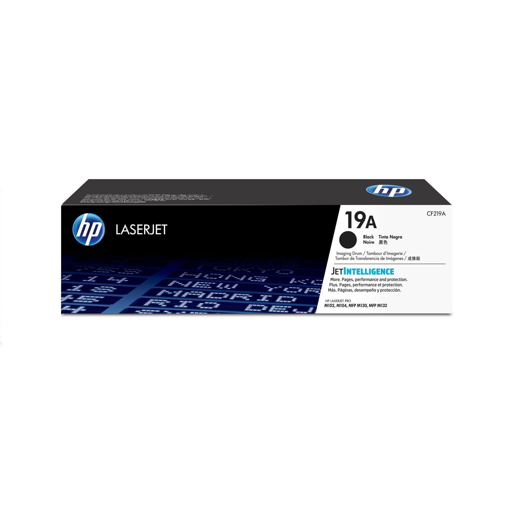 HP 19A CF219A, Tamburo Originale HP da 12.000 Pagine, Compatibile con le Stampanti LaserJet Pro M102 e M130, Nero