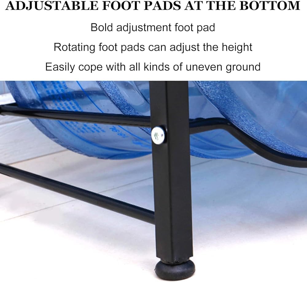 Étagère de rangement robuste pour carafe d'eau, empilable et amovible pour une gestion efficace des bouteilles